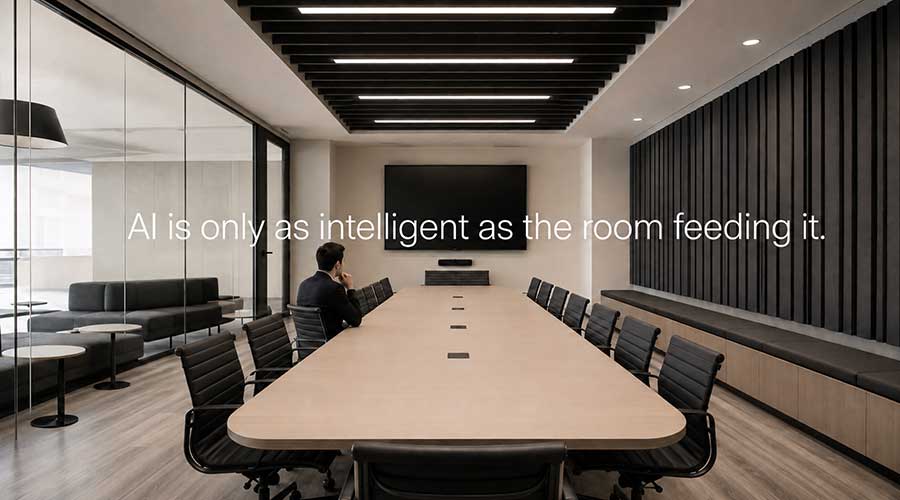 AI-Ready Meeting Rooms Start with Infrastructure, Not Software